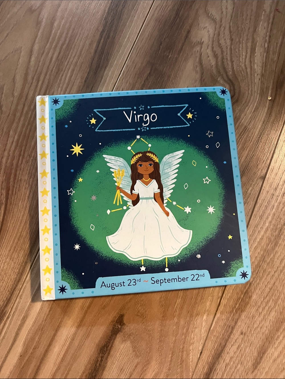 Virgo Kids Board Book - Blue, Green, White, Yellow